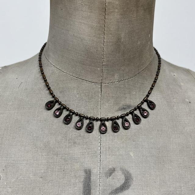 Gem chandelier necklace