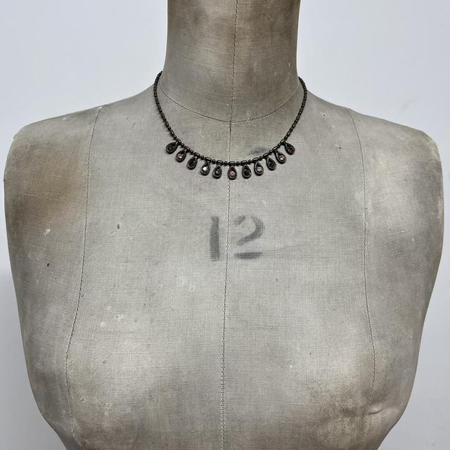 Gem chandelier necklace