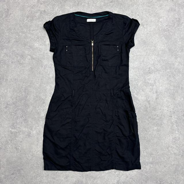 Black 90s utility dress