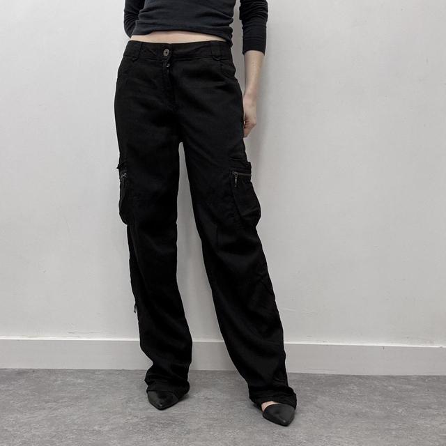 Cop copine black cargo pants