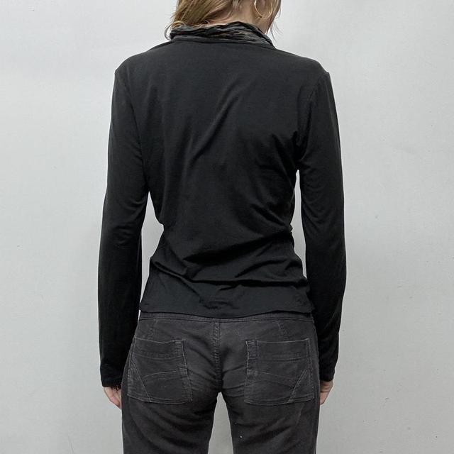Crinkle textured flared cardigan shirt