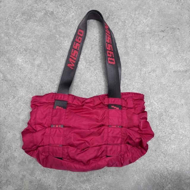Red puffer miss sixty bag