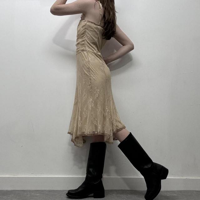Sheer lace coquette summer dress