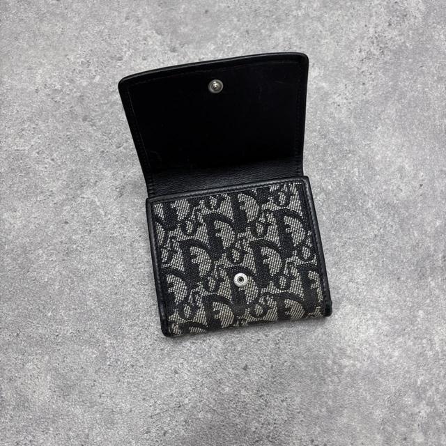 Dior monogram trotter bifold wallet