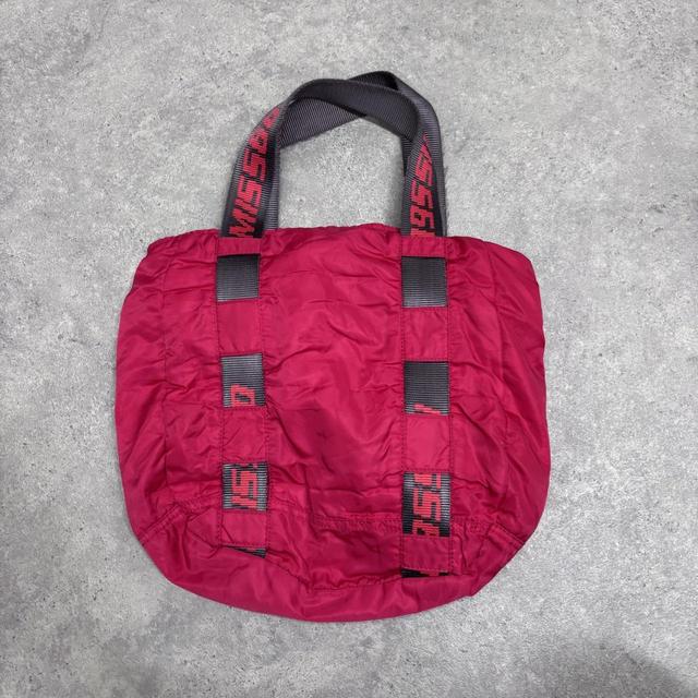 Red puffer miss sixty bag