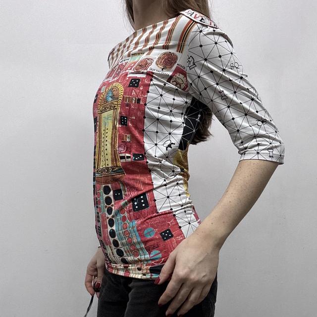 Save the Queen graphic halter tshirt