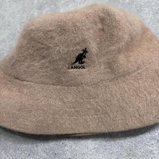 Kangoal brown fur bucket hat