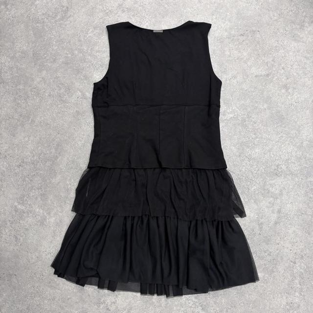 Black corset grunge eyelet dress