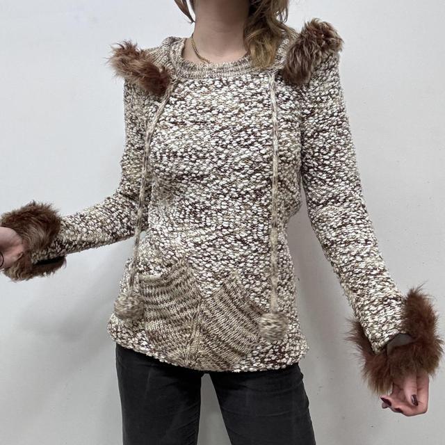 Fairy knit hoodie jumper