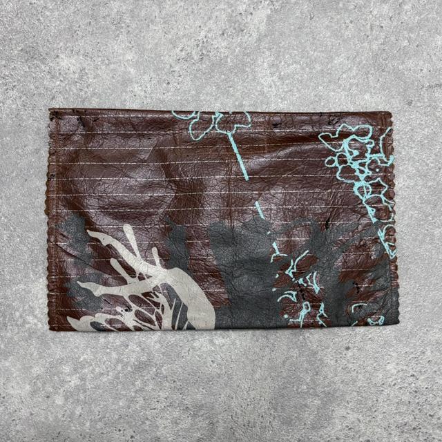 Pinstripe leather fairy fray bag