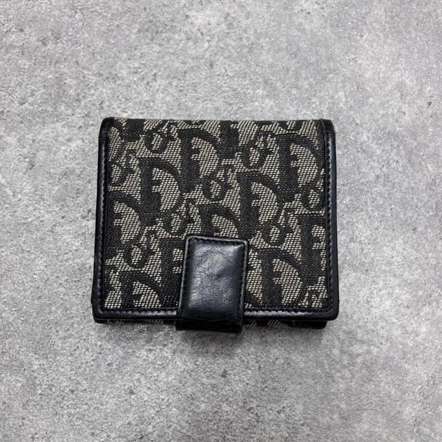 Dior monogram trotter bifold wallet