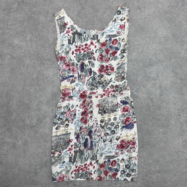 Vintage floral mini dress