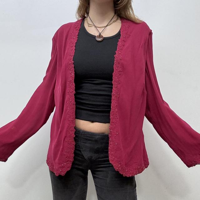 Red silk fairy shirt