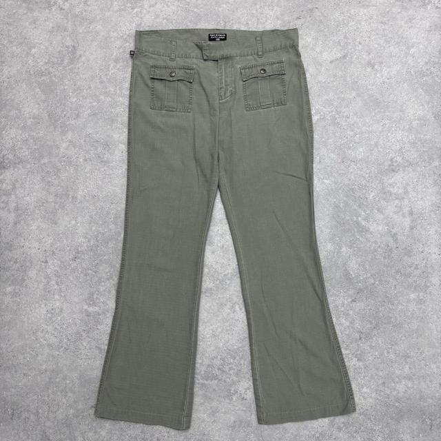 Khaki Ralph lauren cargo flared trousers