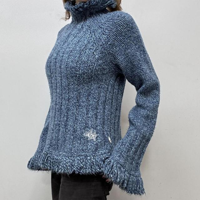 Hippy ribbed tassel knit jumper