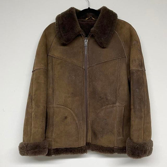 Brown Shearling aviator jacket