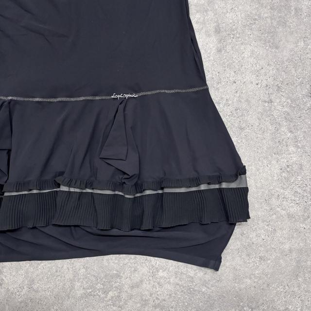 Black ruffle cop copine dress