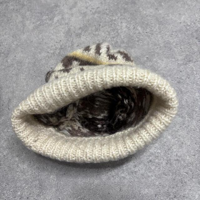 Patterned norweigan wool hat