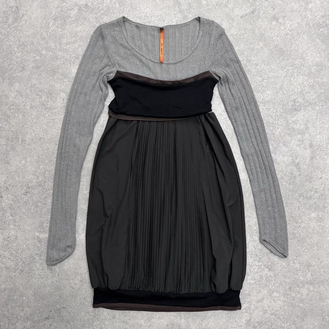 Cop copine layered pleated puff dress