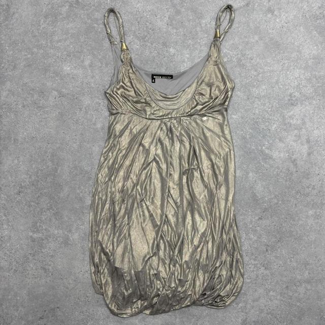 Vintage gold miss sixty dress