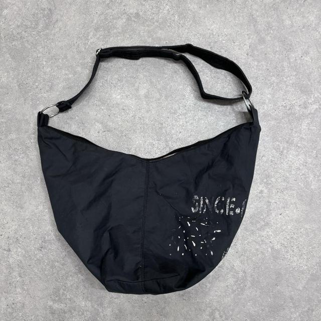 Slouchy graphic print bag