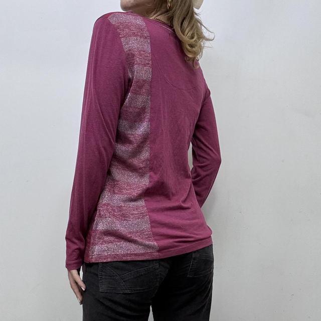 Graphic printed pink T-shirt