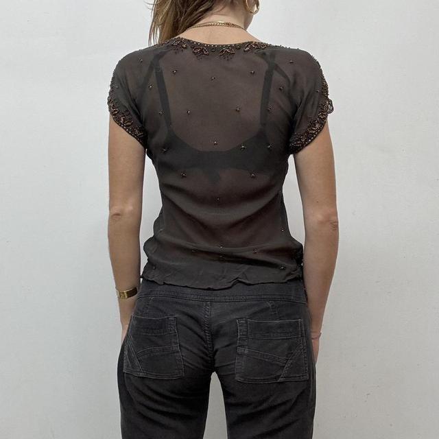 Sheer beaded floaty fairy top