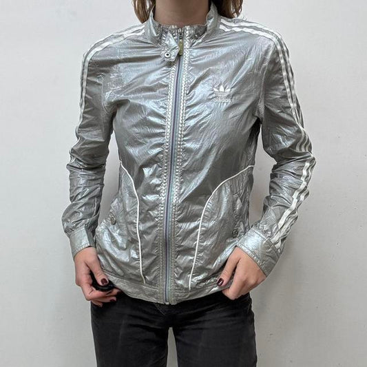 Vintage Adidas chrome jacket