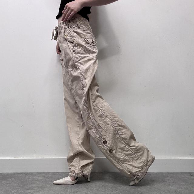 Y2k tan cargo pants