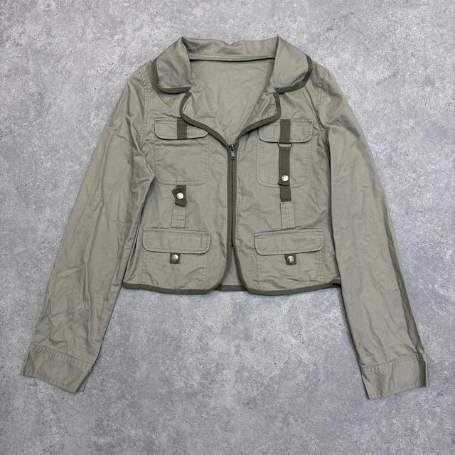 Cargo khaki utility jacket