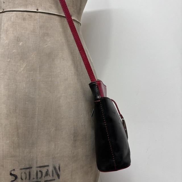 Leather cargo messenger bag