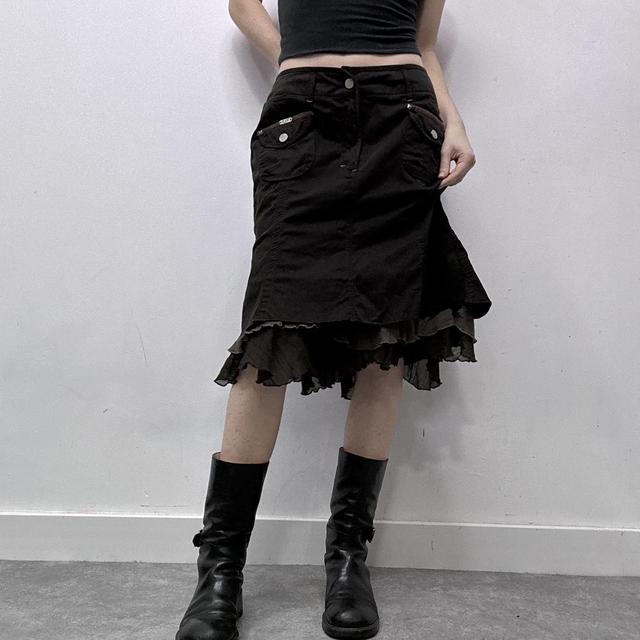Brown cargo fairy skirt