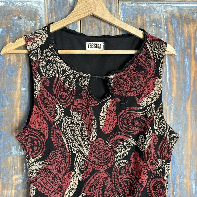 90s paisley summer dress