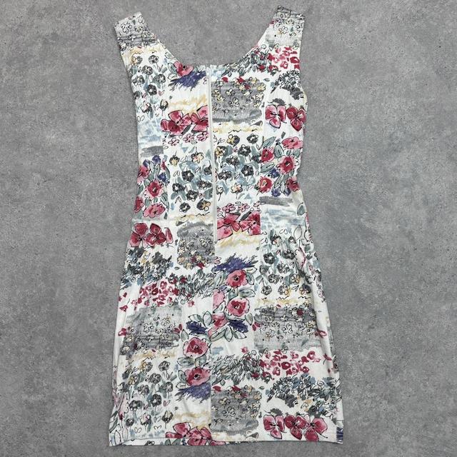 Vintage floral mini dress