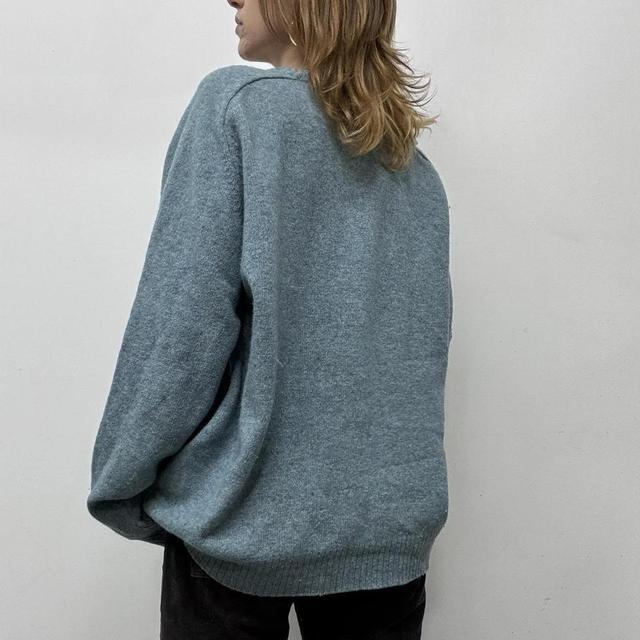 Oversized wool knit slouchy jumper