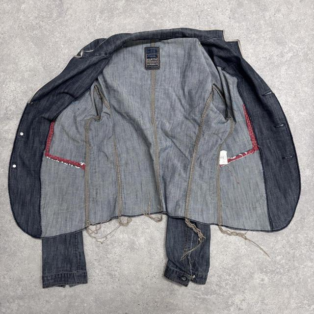 Salvage denim Marithe francois Girbaud fray jacket