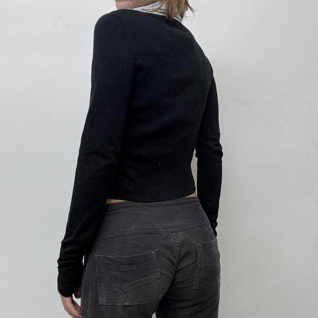 Asymmetric zip jersey cardigan