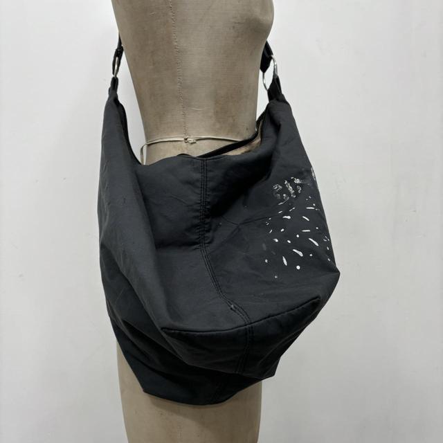 Slouchy graphic print bag
