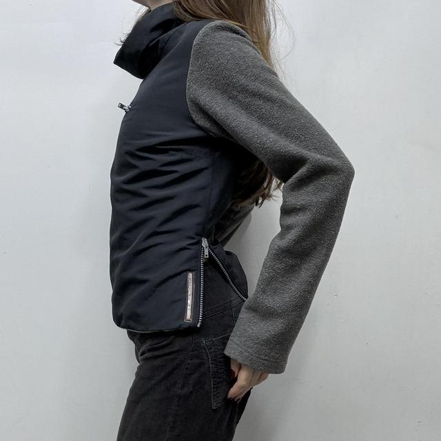 Kookai tech nylon fleece jumper