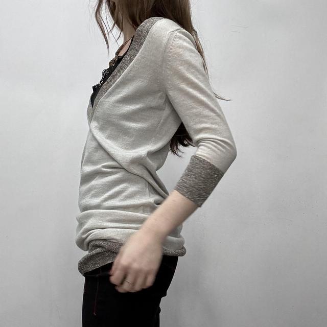 Slouchy wide neck allsaints jumper