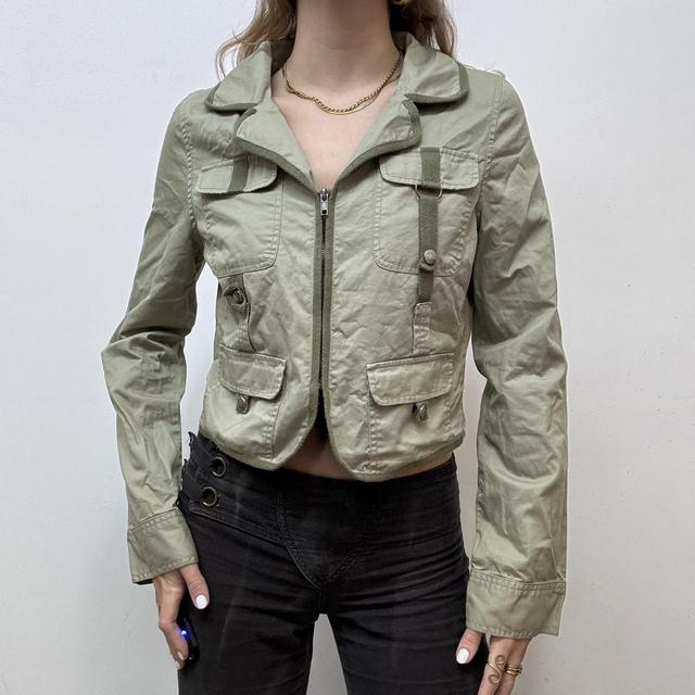Cargo khaki utility jacket