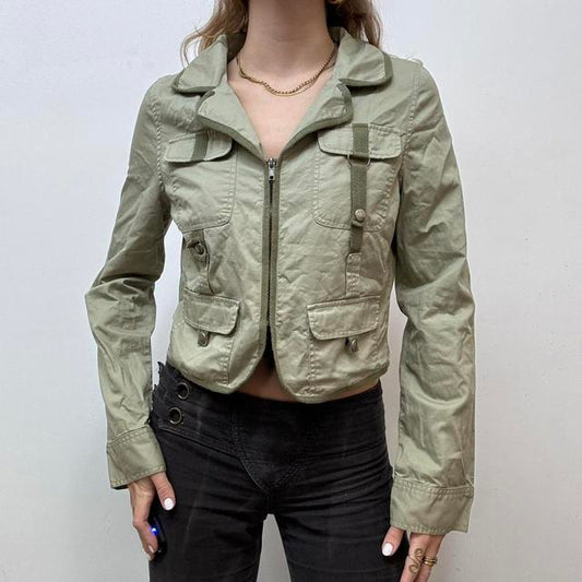 Cargo khaki utility jacket