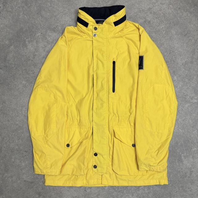 Yellow nautica jacket windbreaker