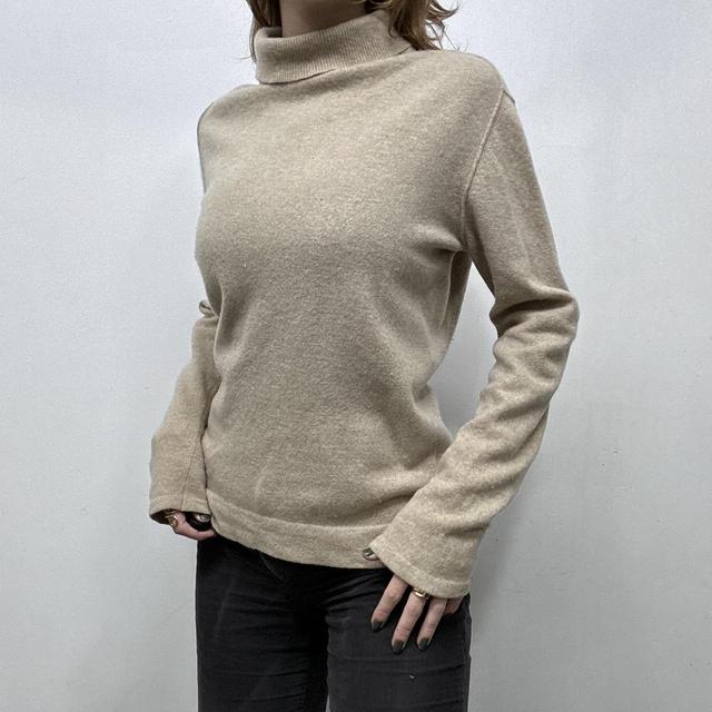 Tan brown slouchy cashmere jumper