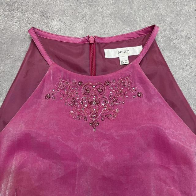 Silky pink y2k hater vest