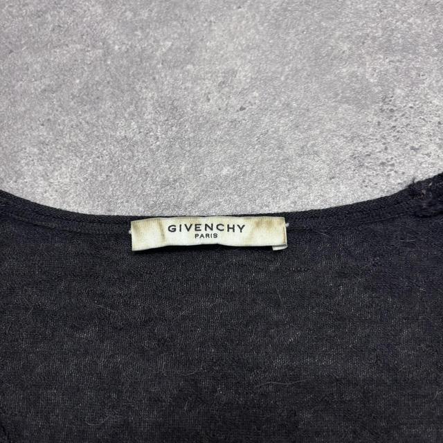Sheer vintage Givenchy flared knit jumper