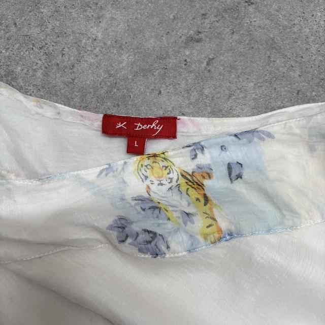 Silk floaty fairy watercolour skirt
