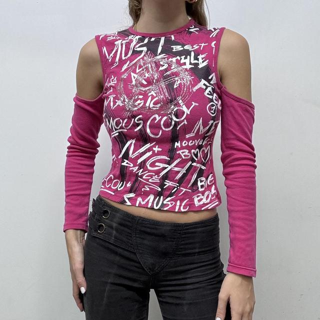 Graffiti graphic printed t-shirt