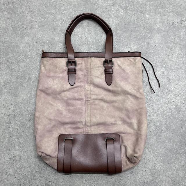 Distressed archival diesel shoulder bag bag