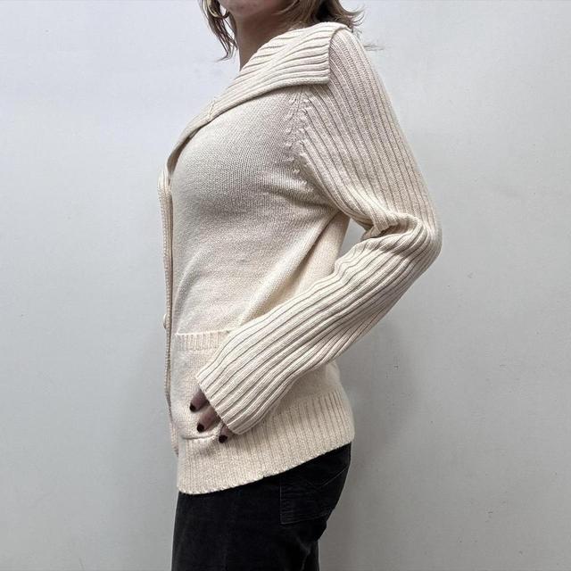 Vintage cream slouchy cardigan